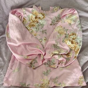 Floral Pink Blouse